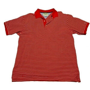 Tommy Hilfiger Buzz Off Polo Shirt - Mens Size Large‎ - Red/White